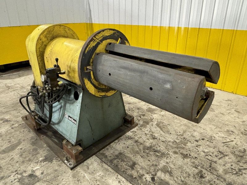 10,000 LBS X 36" METFORM MODEL #MCO1421-1 PULL OFF UNCOILER COIL REEL, NEW 1997: STOCK #21328