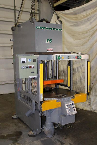 75 TON GREENERD HYDRAULIC PRESS