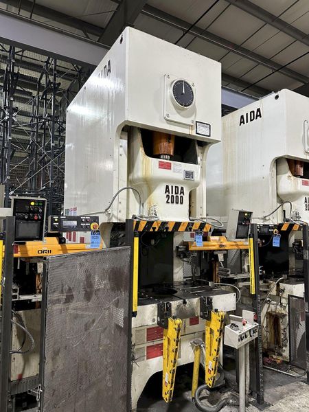 220 AIDA GAP FRAME PUNCH PRESS