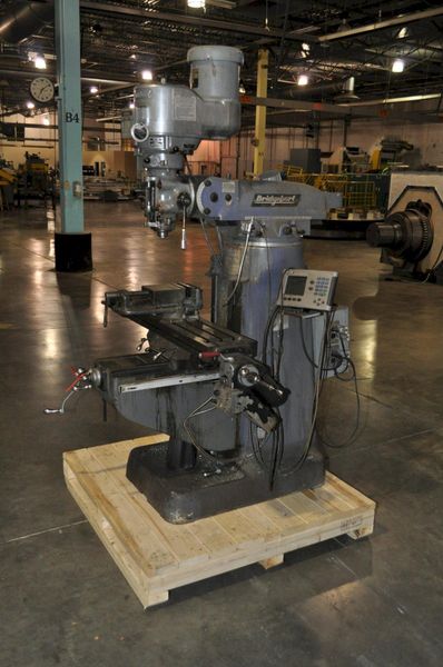 2 HP BRIDGEPORT VERTICAL MILL
