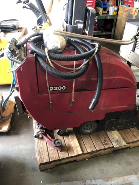 Cat Model 220  Walk Behind Floor Scrubber sweeper