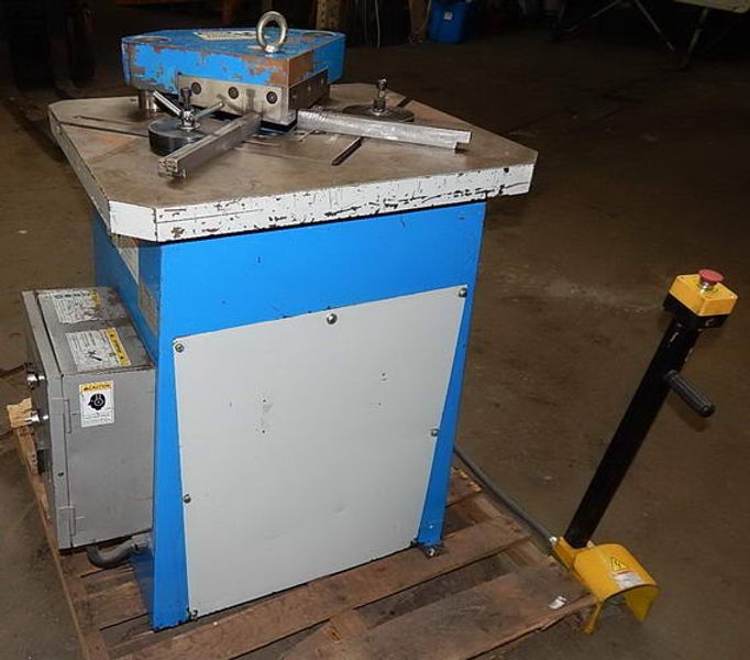 7.75" x 7.75" x .157" PROFAB HYDRAULIC NOTCHER