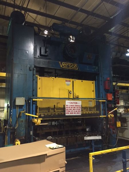 600 TON VERSON SSDC PRESS