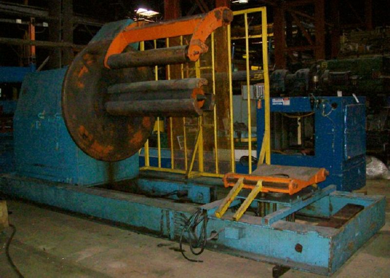 40,000 x 60" AMERICAN STEEL LINE UNCOILER STRAIGHTENER COMBINATION