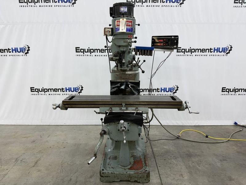Well-Setting 9″ x 49″ Vertical Milling Machine w/ Enco DRO