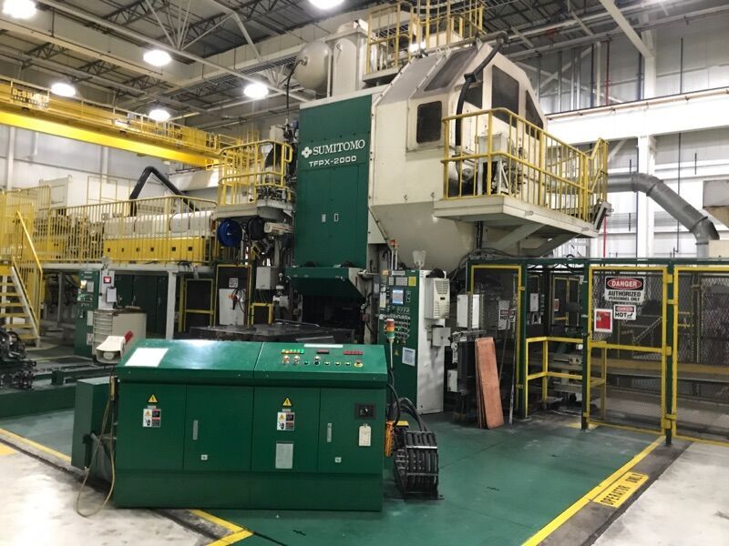 2000 Ton Sumitomo Hot Forging Press