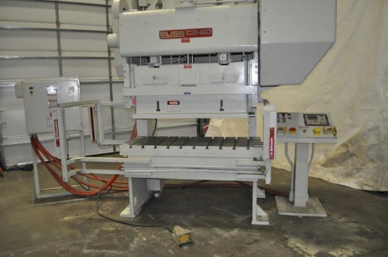 60 TON BLISS DOUBLE CRANK GAP PRESS