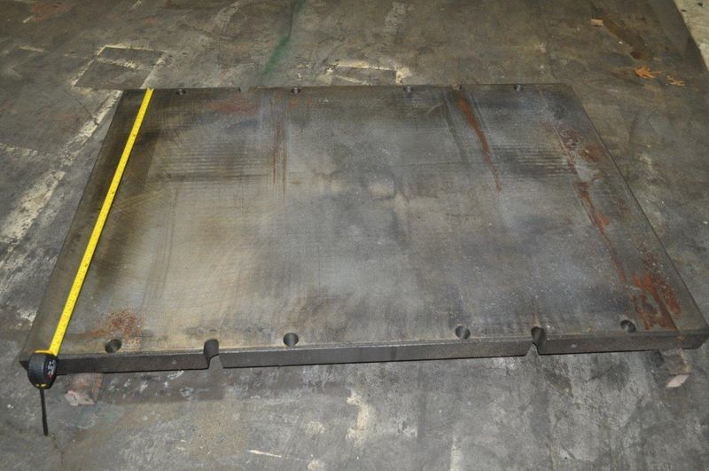 72" X 48" x 3" Bolster Plate