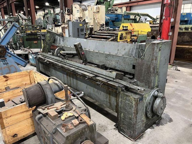 10' X 3/16" NIAGARA MECHANICAL SHEAR
