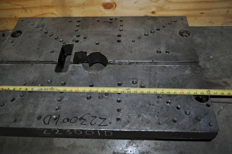 36" X 25" X 3" Bolster Plate