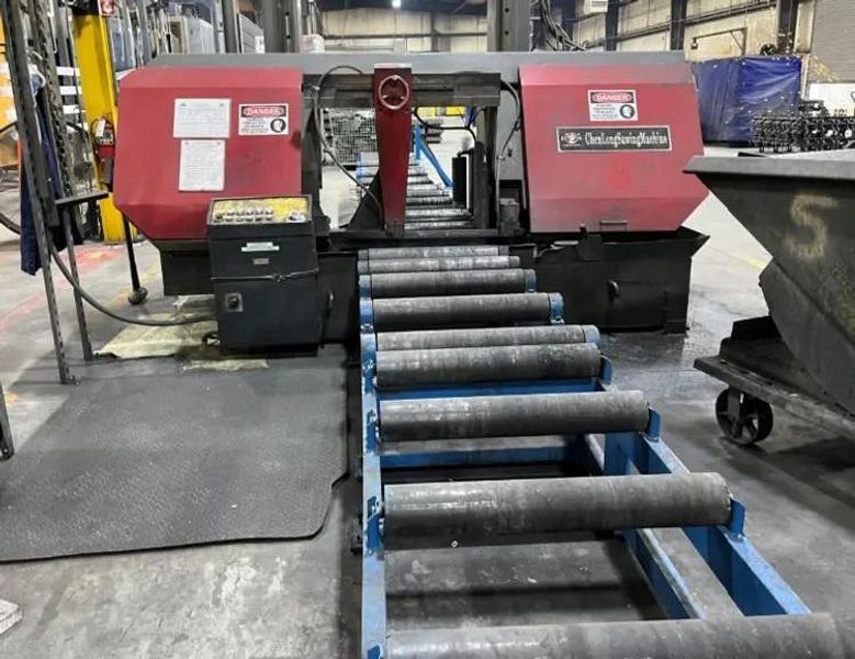 24" x 16"  CHEN LONG DOUBLE COLUMN HORIZONTAL BAND SAW