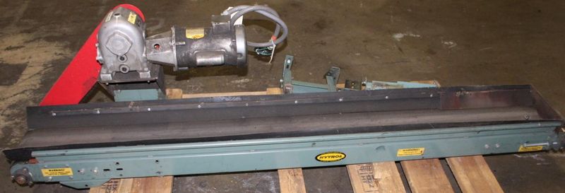 8" W X 92" L HYTROL FLAT BELT CONVEYOR