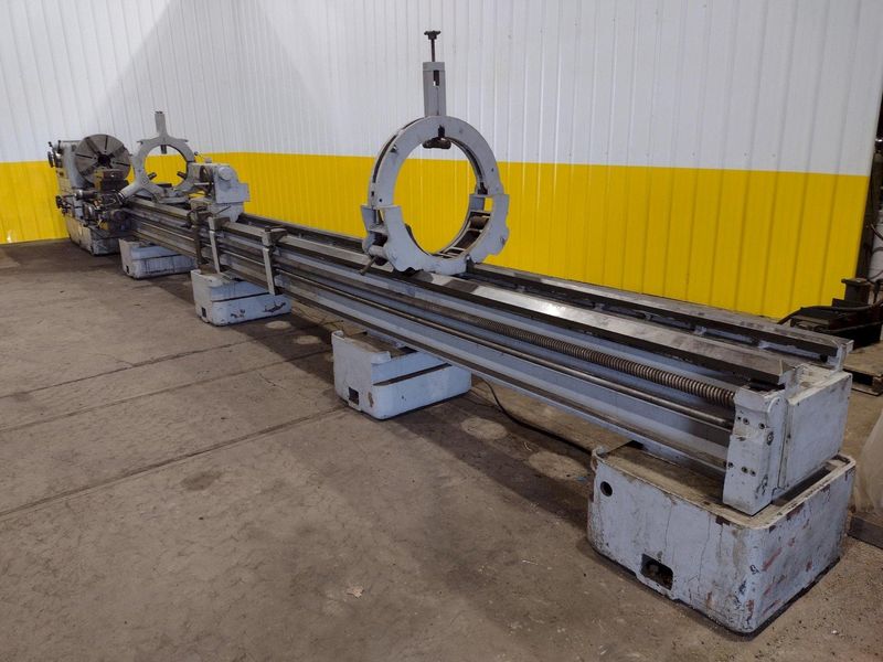 30" x 360" SUMMIT HEAVY DUTY ENGINE LATHE, 4.25" HOLE: STOCK #18761