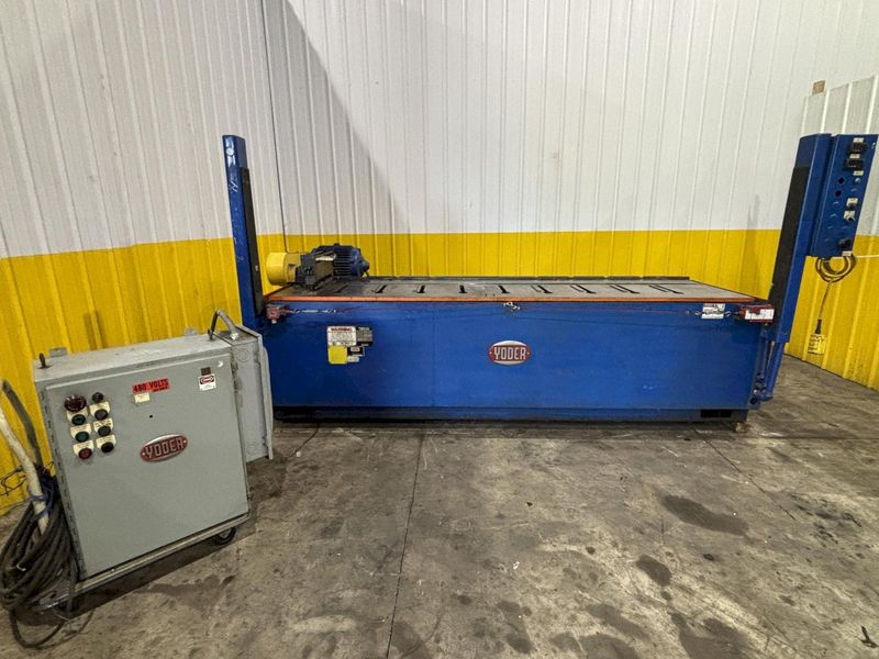 9 STAND YODER MODEL M1-1/2 ROLLFORMER BASE WITH ELECTRICS / MAGNETEK GPD-515 DRIVE: STOCK #23428