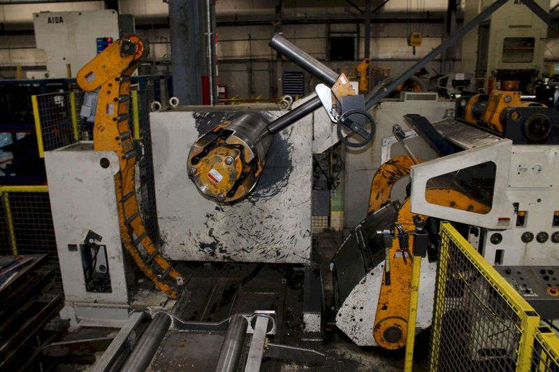 14,000 LB x 39.37 x .031-.356 ORII SERVO FEED LINE