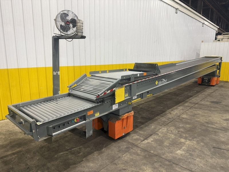 64 FT X 35" ROACH MODEL #TL2 TRUCKLOADER TWO-STAGE POWERED TELESCOPING ROLLER CONVEYOR: YOBRO #2