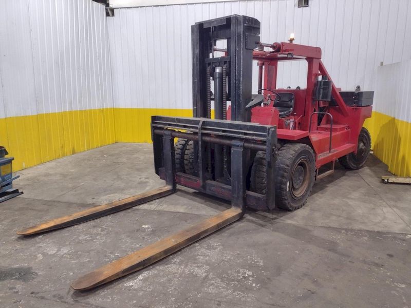 50,000 LB CAPACITY TAYLOR (EAGLE FRAME) MODEL #YS DETROIT DIESEL HEAVY DUTY FORKLIFT: STOCK #181