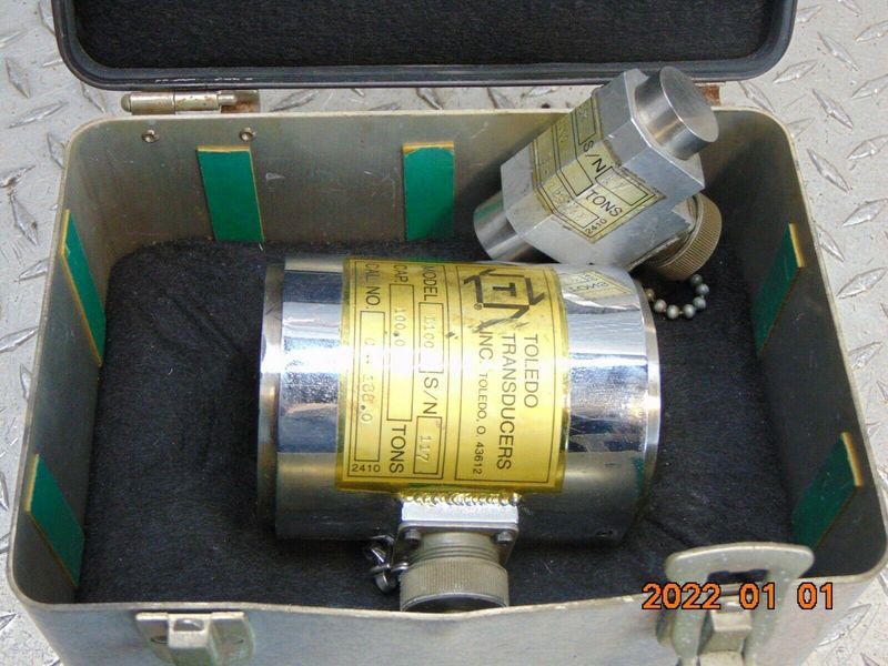 100 TON TOLEDO TRANSDUCERS LOAD TONNAGE METER & MONITOR: STOCK #16453