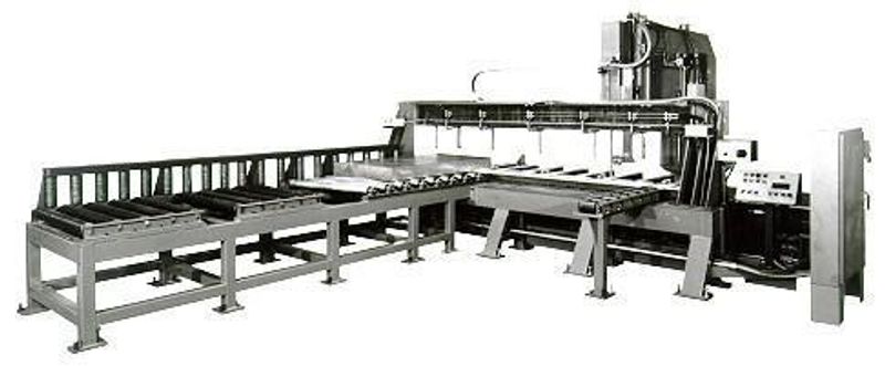 TANNEWITZ MODEL 6024MH VERTICAL BAND TYPE PLATE SAW: STOCK 59088