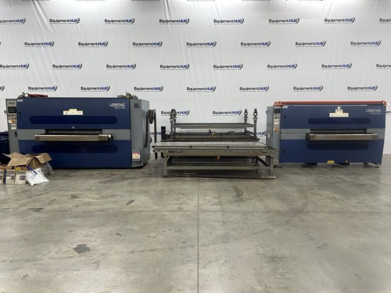 Lissmac 2 Stage Deslagging, Deburring & Corner Rounding Line