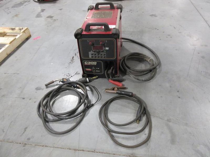 Lincoln Electric Power Wave C300 multi-process power source with an integrated wire feeder- Auction Item