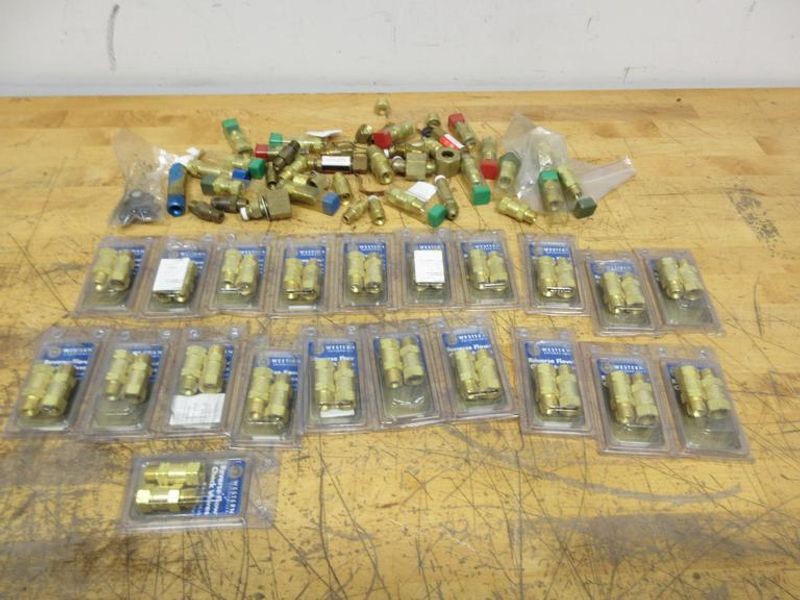Western Enterprises Reverse Flow Check Valves Size B (11 Sets), with Other Brass Check Valves- Auction Item