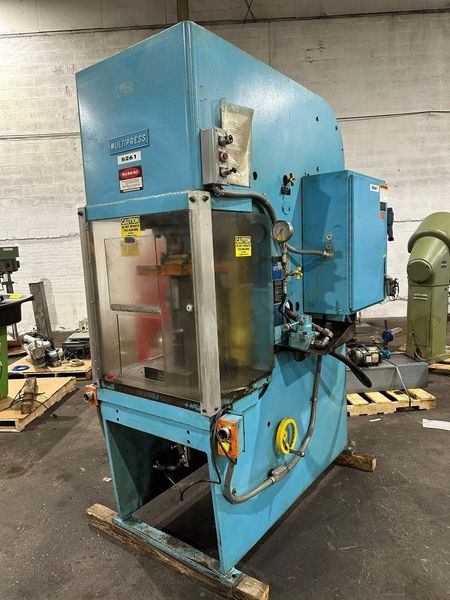 35 Ton Denison Multipress Model FL-35-30H Floor Type C-Frame