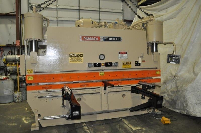 230 Ton x 12' Niagara Press Brake
