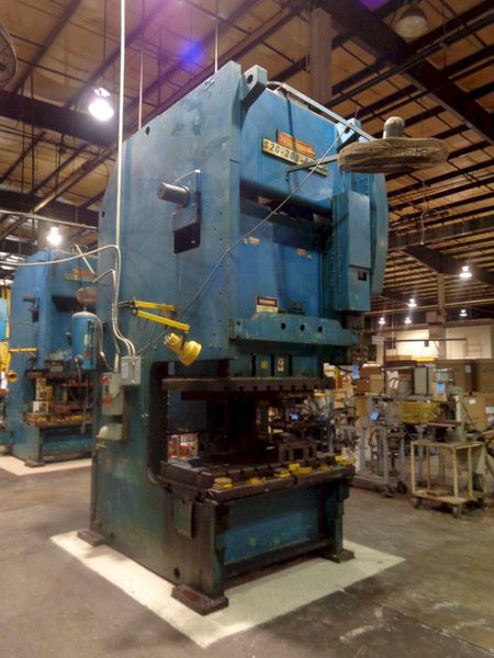 200 TON NIAGARA DOUBLE CRANK GAP FRAME PRESS: STOCK #68195