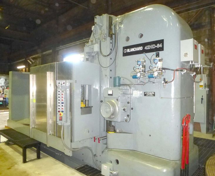 Blanchard #42HD-84, 84" Geared Head Vertical Spindle Rotary Surface Grinder, Remanufactured W/1