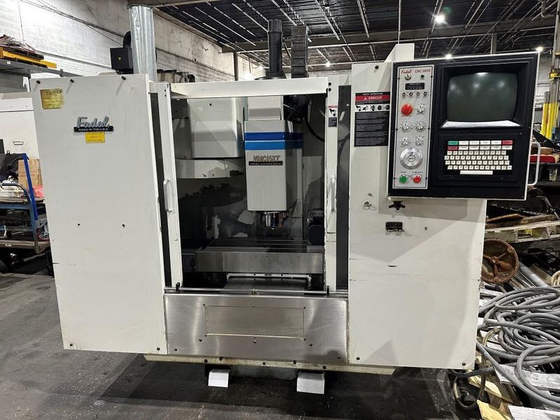 Fadal VMC-15XT CNC Vertical Machining Center with 4th Axis Rotary Table.