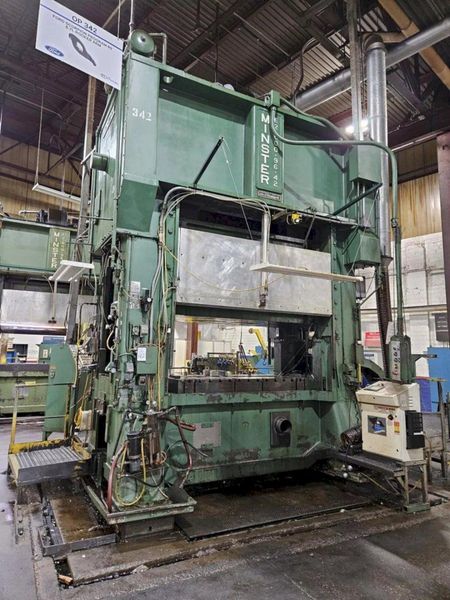 600-ton Minster Press Model E2-600-96-42 Straight Side Mechanical For Sale