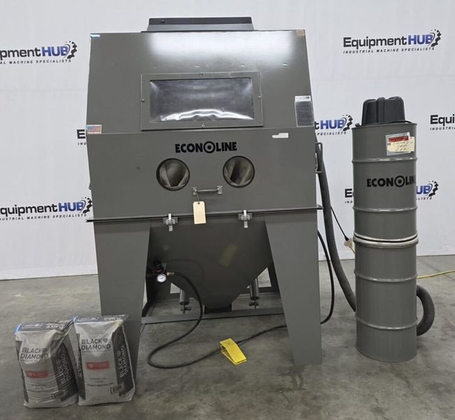 Econoline 48″ x 48″ Siphon Feed Blast Cabinet w/ Dust Collector