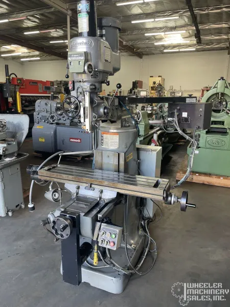 BRIDGEPORT EZ TRAK 2-AXIS TOOLROOM MILLING MACHNE 9" X 42" #8389 #1