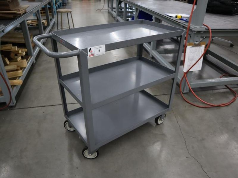 Uline Metal Tool Cart, 3 Shelves- Auction Item