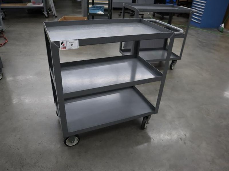 Uline Metal Tool Cart, 3 Shelves- Auction Item