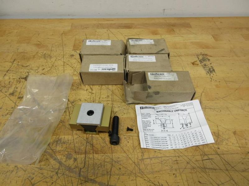 Mitee-bite Products Inc 60150 Machinable Fixture Clamp Wedge 1/2-13 5902lb, (5pcs) in Packages- Auction Item