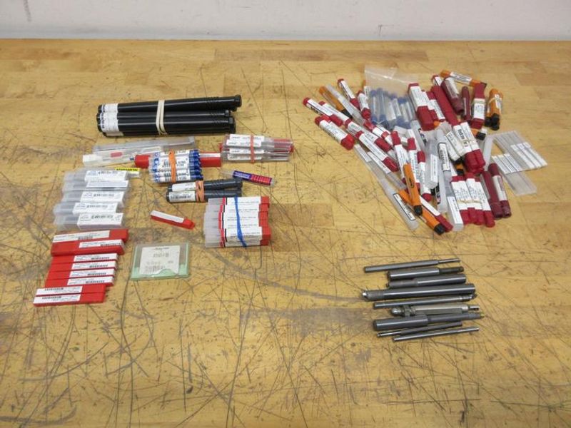 Solid Carbide Drills, Reamers, Assorted Boring Bars **All 1/2" and Under**- Auction Item