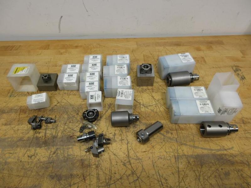 Kennametal KM Tooling, KM16, KM25, KM32, KM40, Quick Change Indexable Tooling Heads and Tool Holders **Many New In Packages**- Auction Item