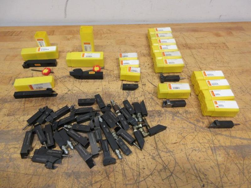 Sandvik Inserted 5/8" & 3/4" Stick Turning Lathe Tools **Many New in Packages**- Auction Item