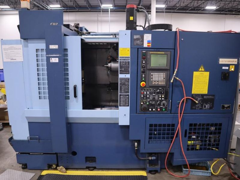 Matsuura ES-450HZ Horizontal Machining Center, Fanuc Series 18i-M Control, BT 40 Taper, 2 Station Pallet Changer- Auction Item
