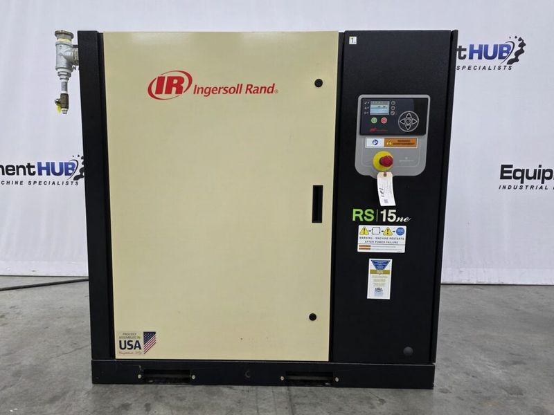 Ingersoll Rand RS15NE-A145 20 HP Variable Speed Rotary Screw Air Compressor (3,195 Hours)