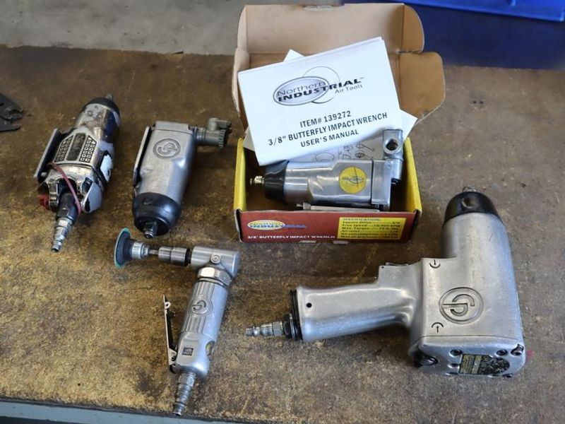 Pneumatic Tools, Air Wrenches and Grinders- Auction Item