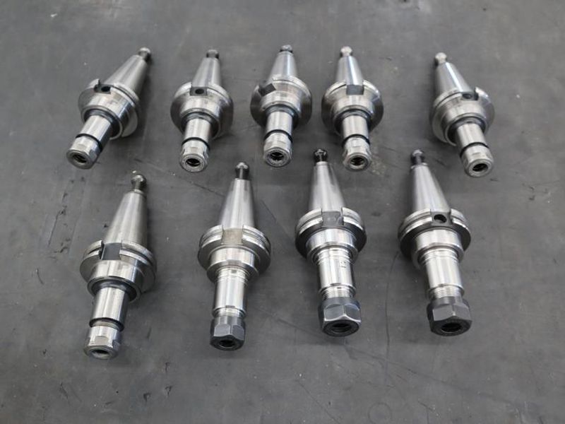 CT40 Taper Tool Holders: (6) Nikken SK-10, (2) Rego Fix ER20, (1) Rego Fix ER16 Collet Holders- Auction Item