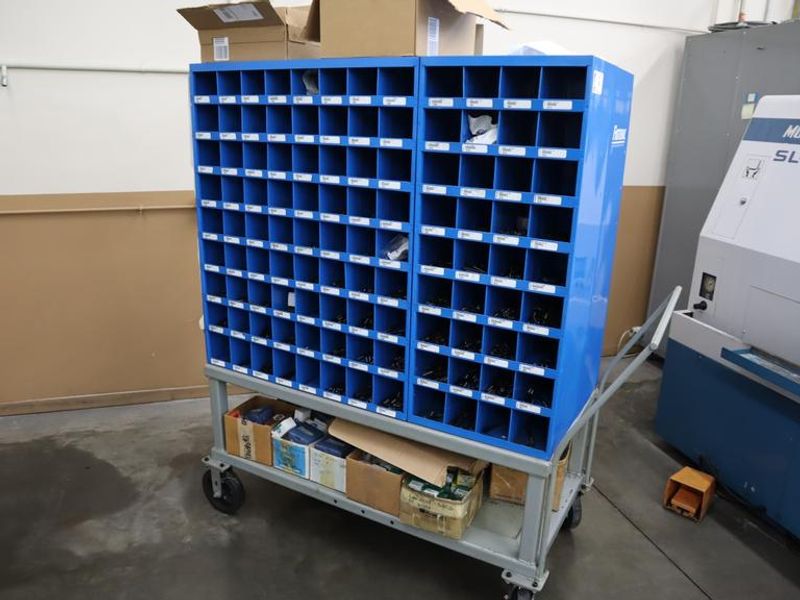 Portable Hardware Shelving with Fasteners and Hardware- Auction Item