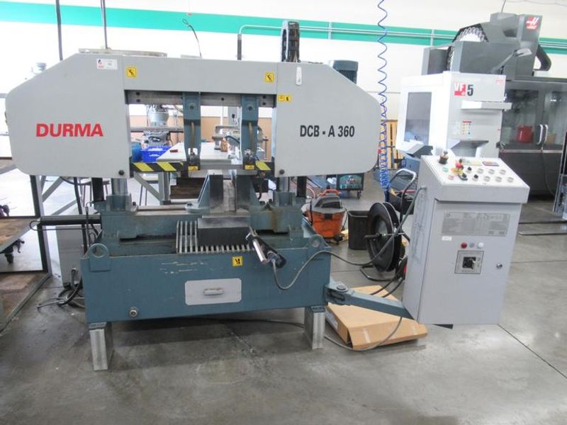 Durma DCB-A360 Dual Column Automatic Horizontal Band Saw- Auction Item