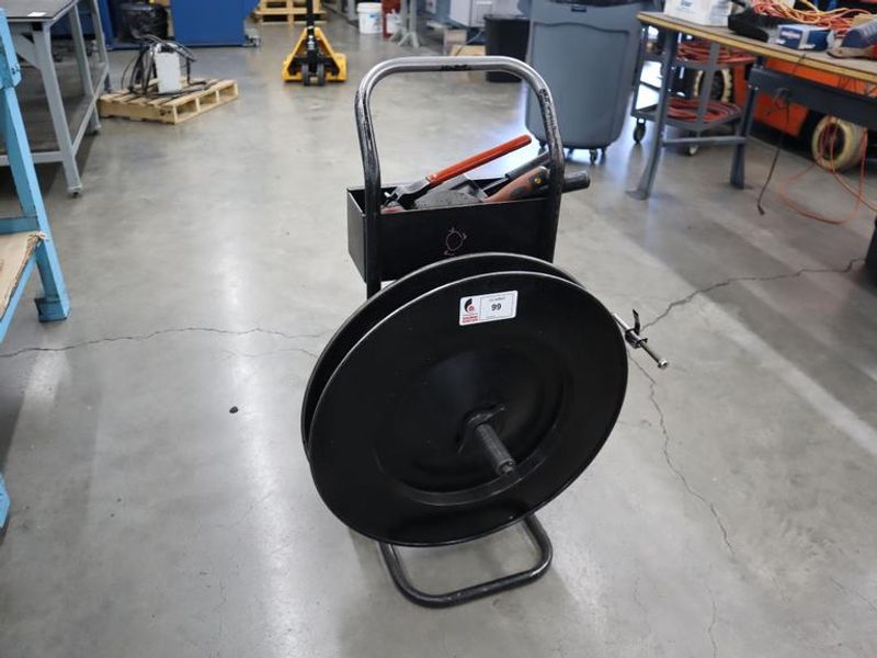 Metal Banding Set with Cart, Tools and Metal Banding Material- Auction Item