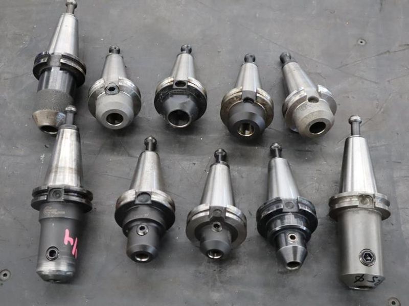 CT40 Taper Tool Holders: (10) End Mill Holders- Auction Item