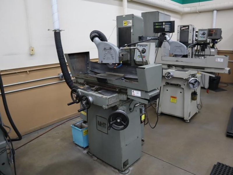 Mitsui High-Tech MSG-200MH Hand Feed Surface Grinder,6"x18", Sony 1-Axis DRO, Electromagnetic Chuck, Coolant- Auction Item