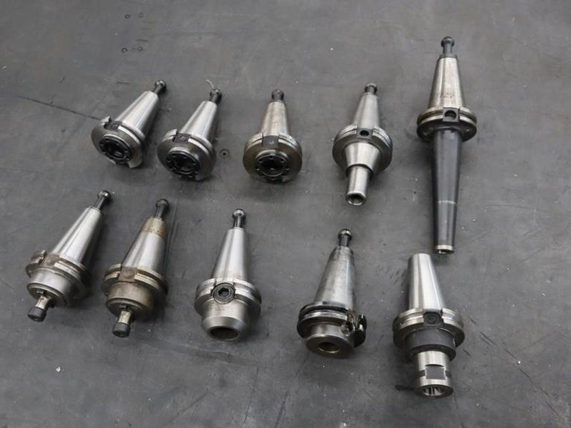 CT40 Taper Tool Holders: (3) Er2 Collet Holders, (2) Shell Mill Drivers, (5) End Mill Holders- Auction Item